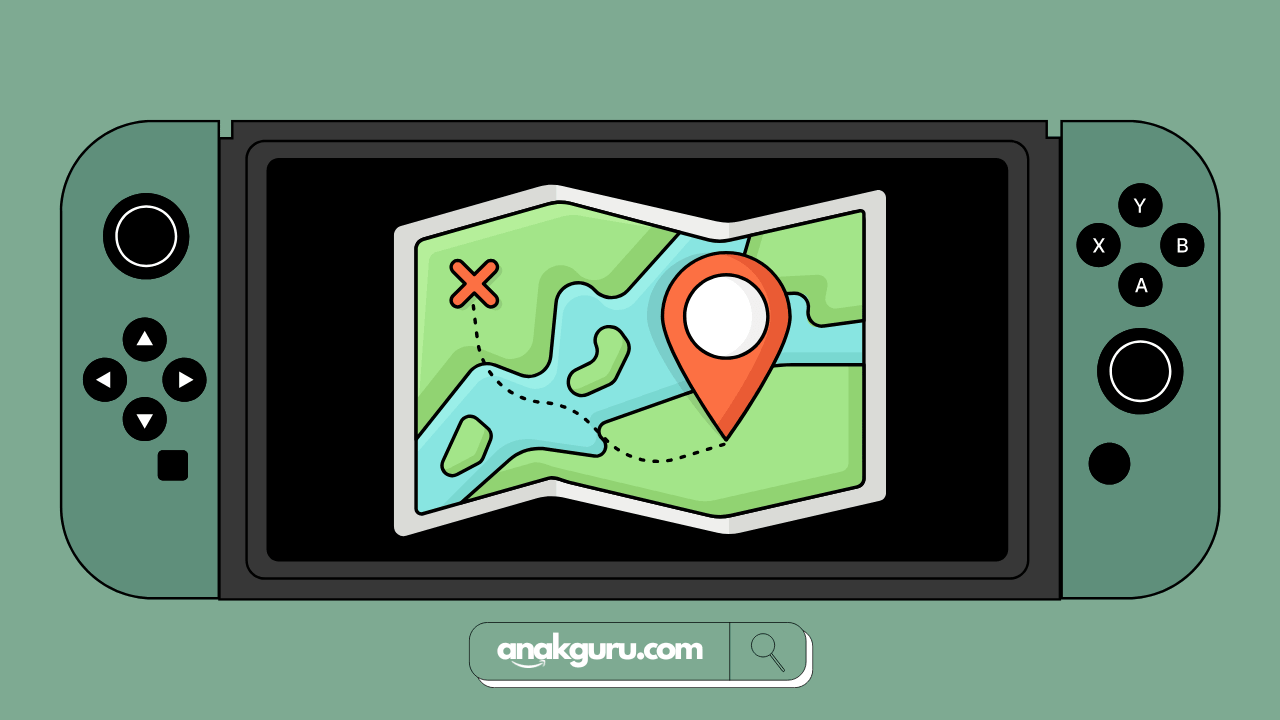 Game Map dibuat oleh anakguru.com