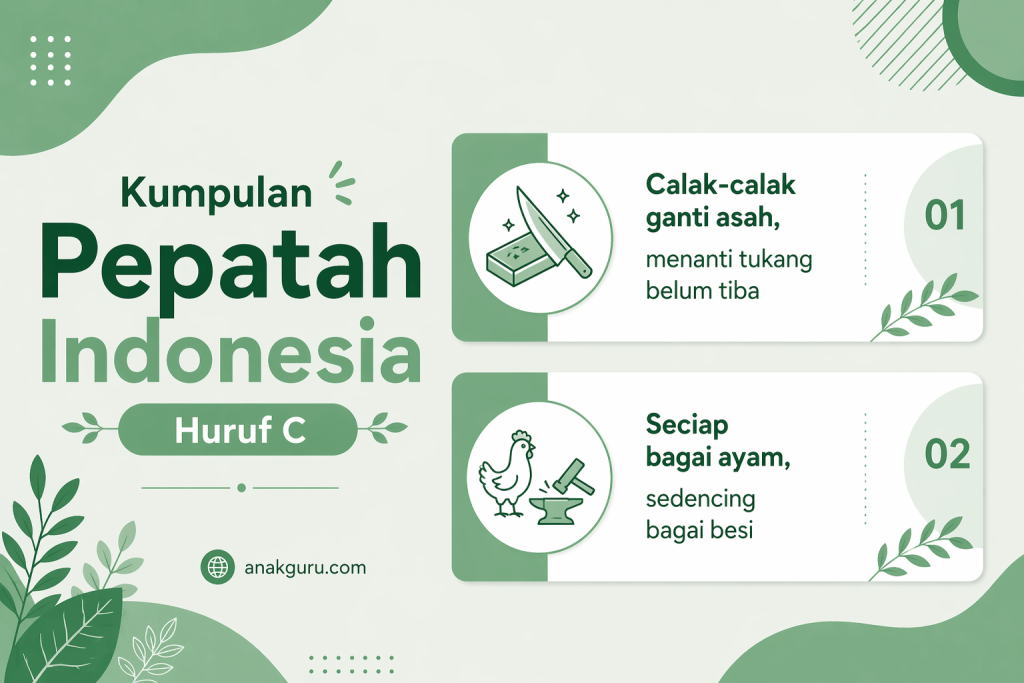 Pepatah Indonesia Huruf C
