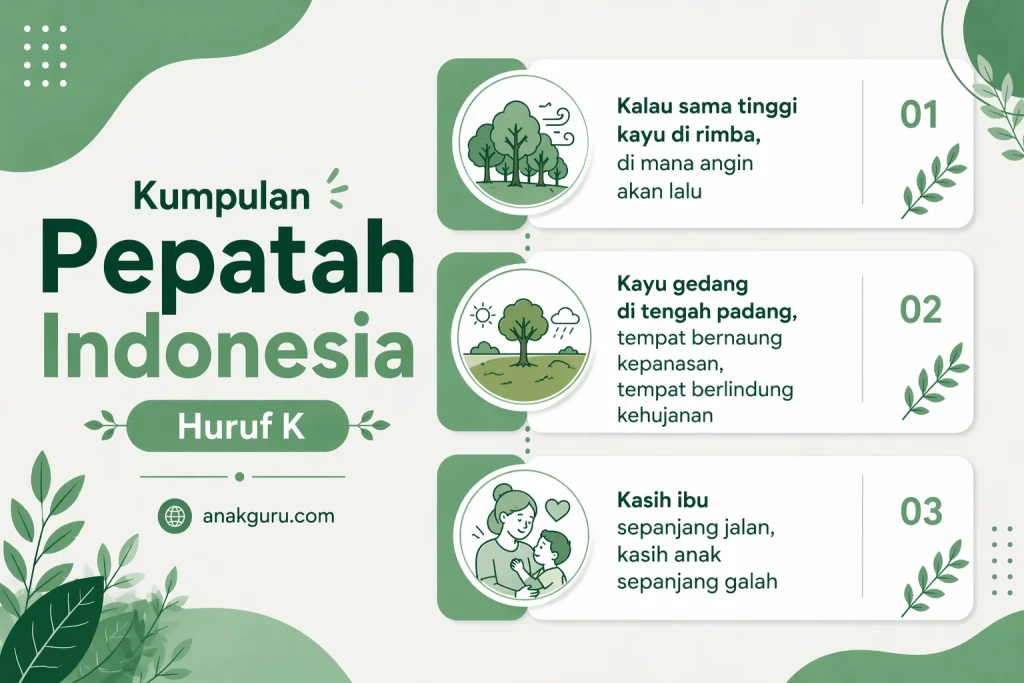 Pepatah Indonesia Huruf K