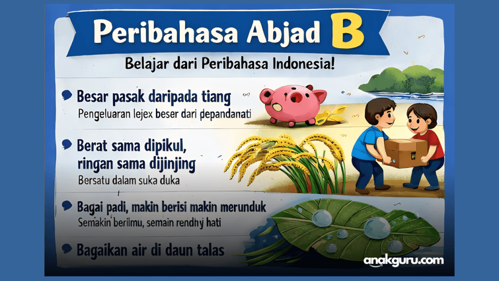 Peribahasa Abjad B