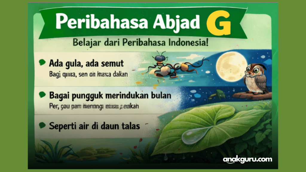 Peribahasa Abjad G