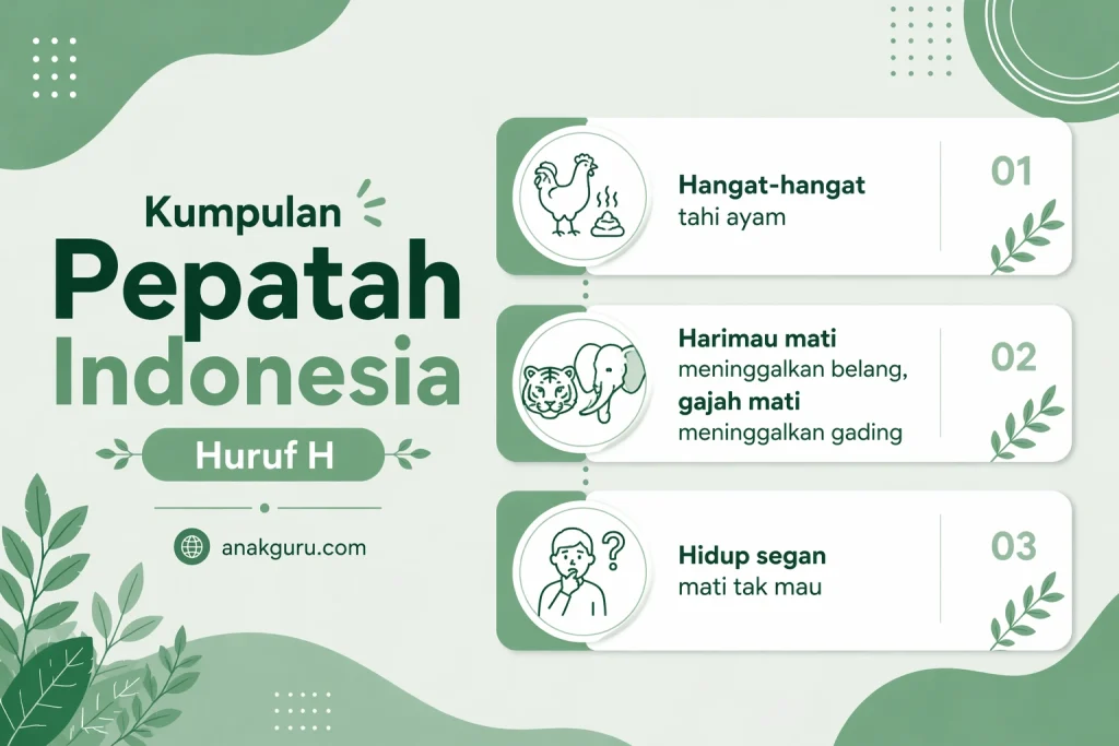 Pepatah Indonesia Huruf H