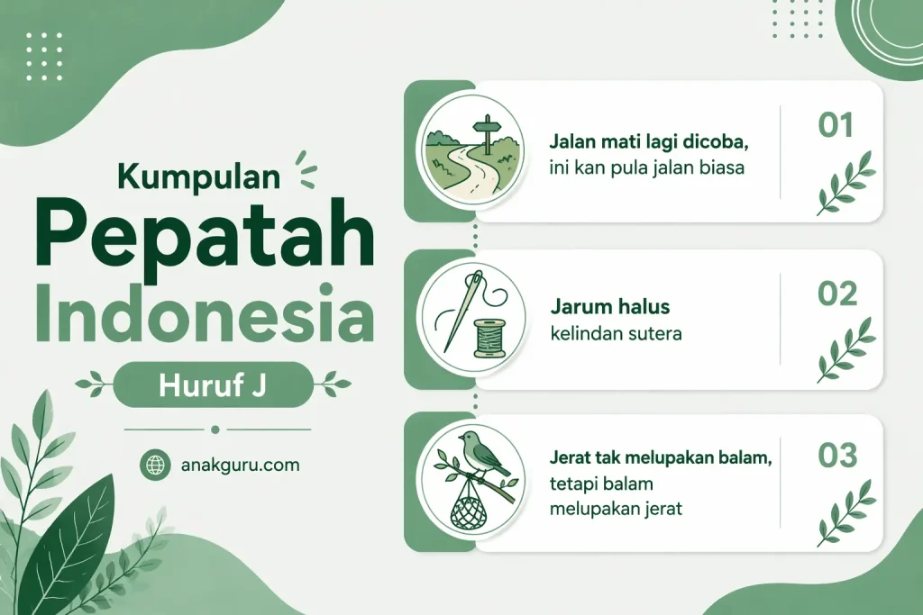 Pepatah Indonesia Huruf J