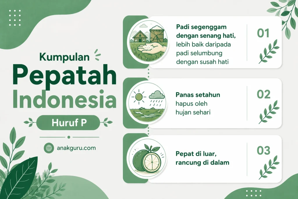 Pepatah Indonesia Huruf P