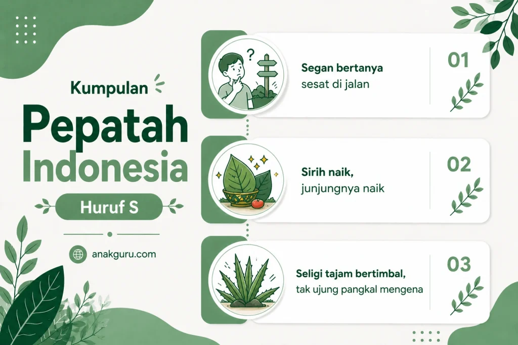 Pepatah Indonesia Huruf S